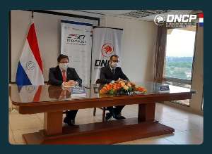 Imagen de la noticia: Contrataciones Públicas y Tributaciones firman convenio de cooperación para iniciar interconexión de sistemas